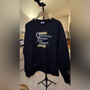 Champion x Muhammad Ali Reverse Weave Sweatshirt — Black, Size L